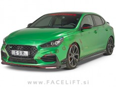 Hyundai i30 16- usmerjevalniki zraka črni (mat)