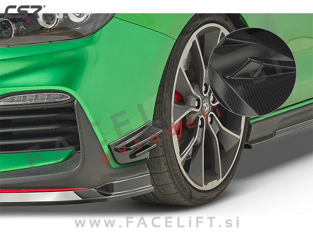 Hyundai i30 16- usmerjevalniki zraka karbon (sijaj)