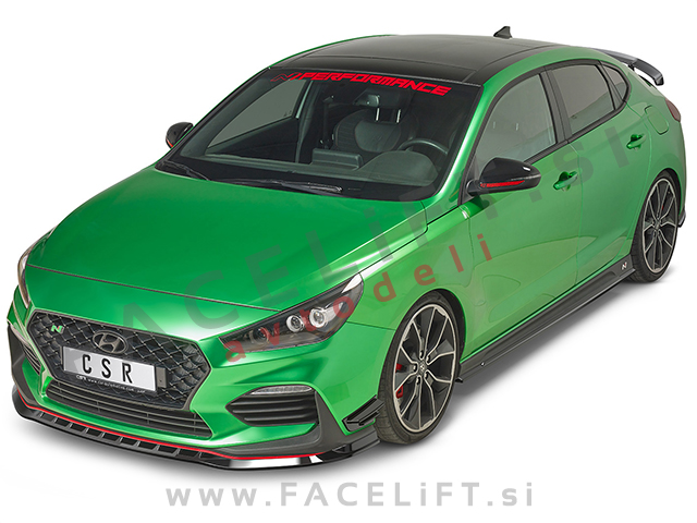 Hyundai i30 16- usmerjevalniki zraka karbon (sijaj)