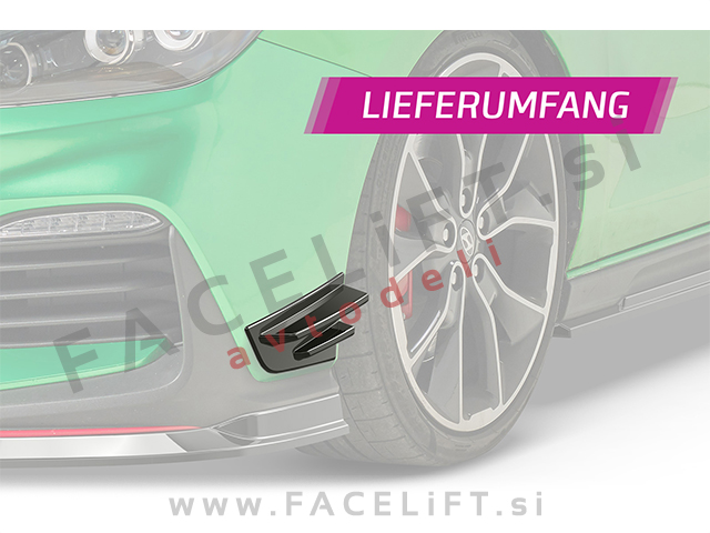 Hyundai i30 16- usmerjevalniki zraka karbon (sijaj)