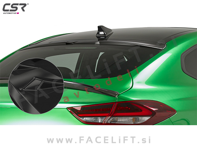 Hyundai i30 Fastback 16- blenda za zadnje steklo črna (sijaj)