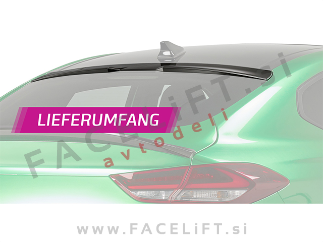 Hyundai i30 Fastback 16- blenda za zadnje steklo črna (sijaj)