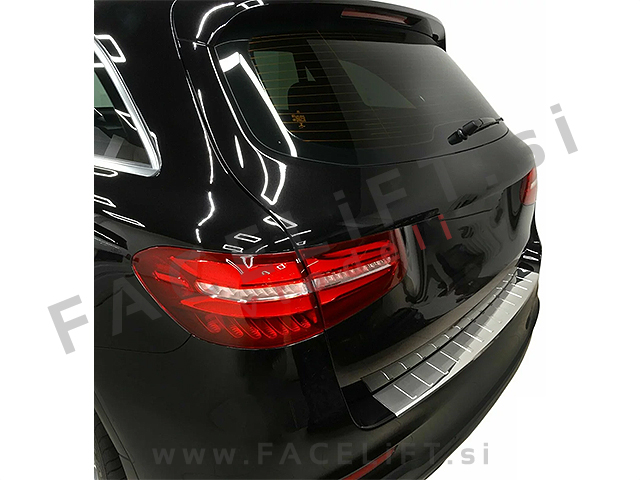 Mercedes GLC X253 15-19 zaščita zadnjega odbijača kromirana (sijaj)