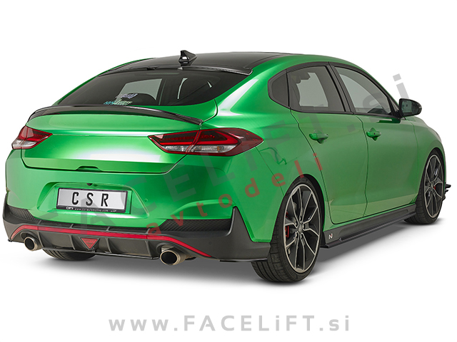 Hyundai i30 Fastback 16- blenda za zadnje steklo karbon (sijaj)