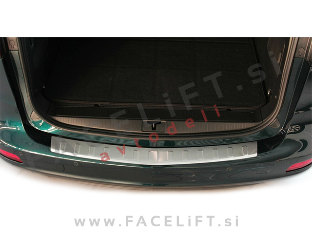 Opel Zafira Tourer 11-19 zaščita zadnjega odbijača srebrna (mat)