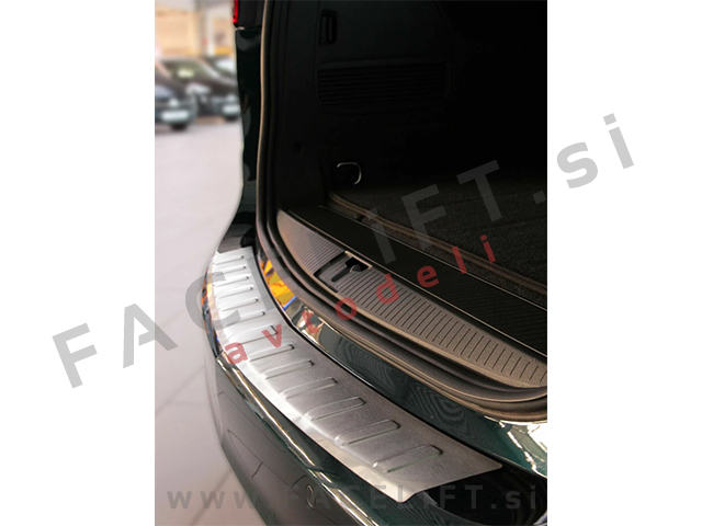 Opel Zafira Tourer 11-19 zaščita zadnjega odbijača srebrna (mat)