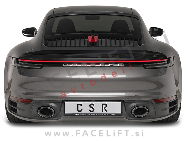 Porsche 911 19- blenda za zadnje steklo črna (mat)