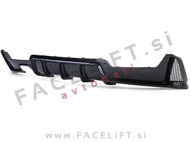 BMW 4 F32 F33 F36 difuzor M-Performance karbon (sijaj)