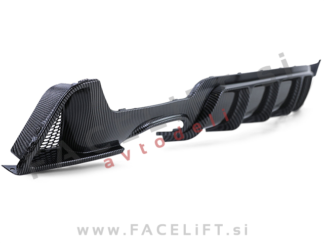BMW 4 F32 F33 F36 difuzor M-Performance karbon (sijaj)