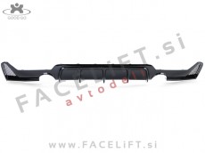 BMW 4 F32 F33 F36 difuzor M-Performance črni (sijaj)