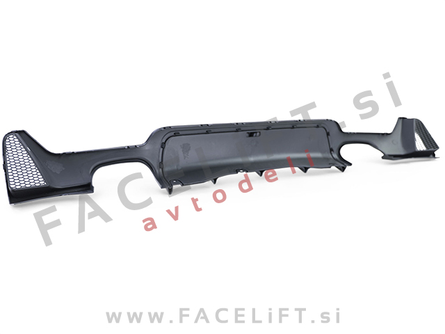 BMW 4 F32 F33 F36 difuzor M-Performance črni (sijaj)