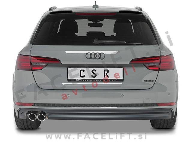Audi A4 Karavan B9 15-19 strešni spojler črni (mat)