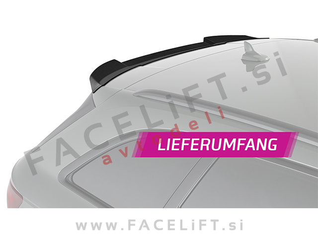 Audi A4 Karavan B9 15-19 strešni spojler črni (sijaj)