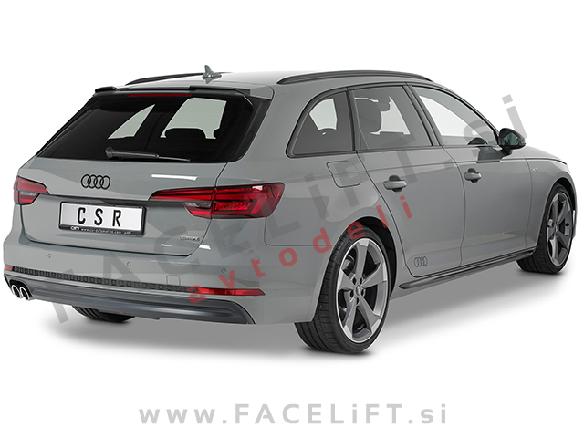 Audi A4 Karavan B9 15-19 strešni spojler karbon (mat)