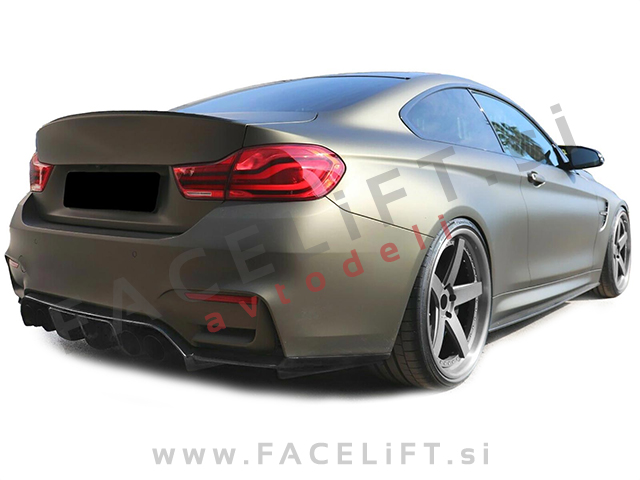 BMW M3 F80 14- difuzor M-Performance karbon (sijaj)