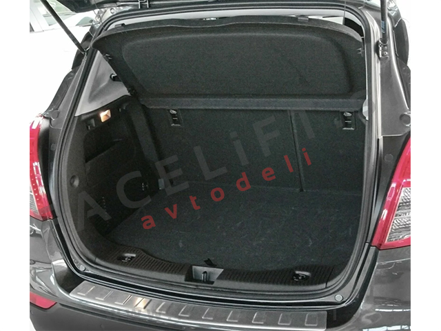 Opel Mokka X 16- zaščita zadnjega odbijača srebrna (mat)