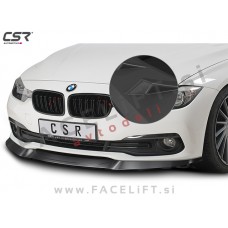 BMW 3 F30 F31 LCI 15-19 podaljšek sprednjega odbijača črni mat