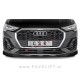 Audi Q3 F3 18- podaljšek sprednjega odbijača črni (mat)