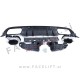 Mercedes C Coupe C205 AMG Line 15-18 difuzor z nastavki za izpuh