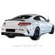 Mercedes C Coupe C205 AMG Line 15-18 difuzor z nastavki za izpuh