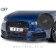 Audi A1 8X 14-18 podaljšek sprednjega odbijača črni (mat)