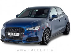 Audi A1 8X 14-18 podaljšek sprednjega odbijača karbon (mat)