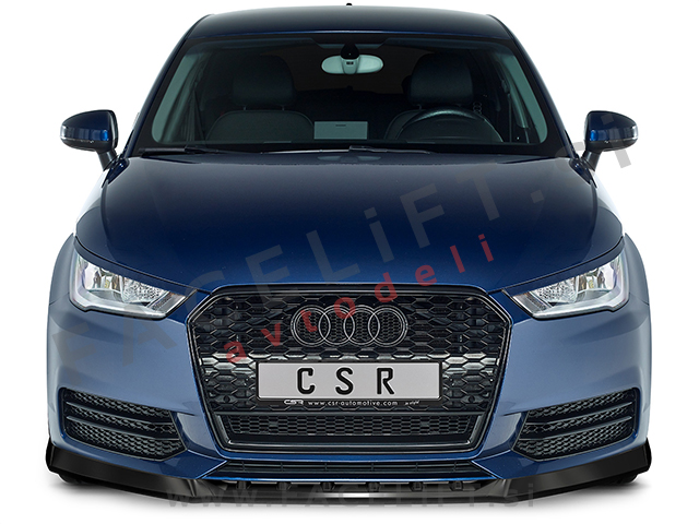 Audi A1 8X 14-18 podaljšek sprednjega odbijača karbon (mat)
