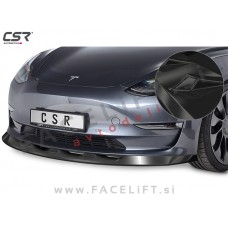 Tesla Model 3 17- podaljšek sprednjega odbijača črni (sijaj)