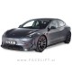 Tesla Model 3 17- podaljšek sprednjega odbijača karbon (mat)