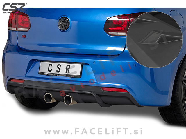 VW Golf 6 R 08-12 difuzor črni (mat) VW Golf 6 R 08-12 difuzor črni (mat)