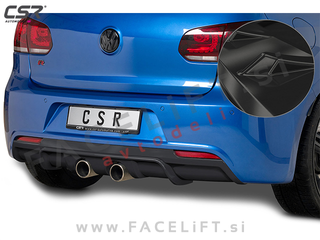 VW Golf 6 R 08-12 difuzor črni (sijaj) VW Golf 6 R 08-12 difuzor črni (sijaj)