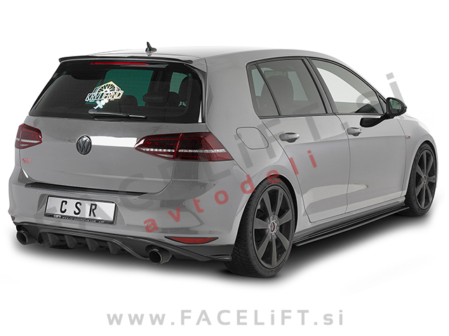 VW Golf 7 12-17 difuzor črni (mat)