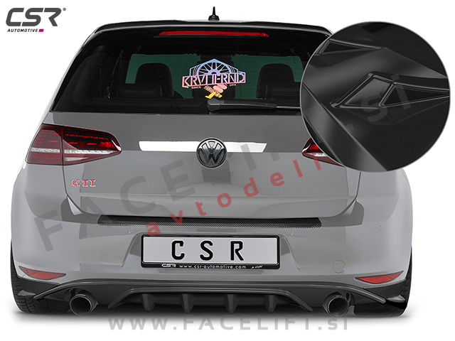 VW Golf 7 12-17 difuzor črni (sijaj)