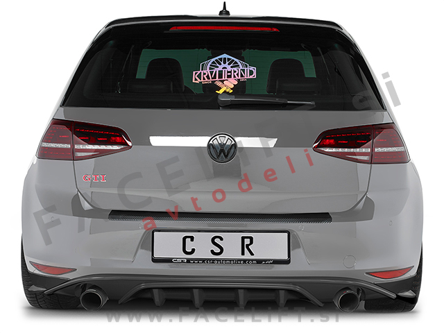 VW Golf 7 12-17 difuzor črni (sijaj)