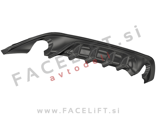 VW Golf 7 12-17 difuzor karbon (sijaj)