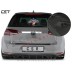 VW Golf 7 12-17 difuzor karbon (mat)