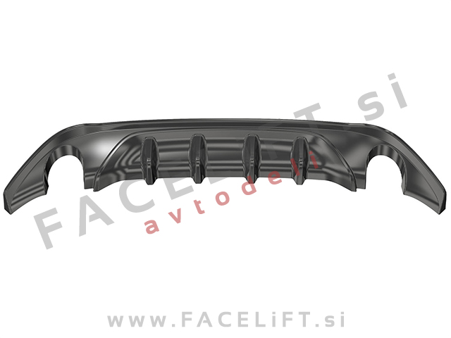 VW Golf 7 12-17 difuzor karbon (mat)