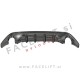 VW Golf 7 12-17 difuzor karbon (mat)