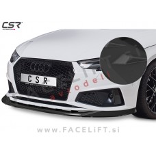 Audi A4 B9 8W S line Competition 19- podaljšek sprednjega odbijača črni (mat)