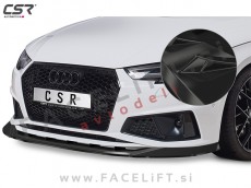 Audi A4 B9 8W S line Competition 19- podaljšek sprednjega odbijača črni (sijaj)