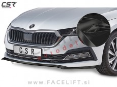 Škoda Octavia 19- podaljšek sprednjega odbijača črni (sijaj)