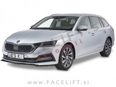 Škoda Octavia 19- podaljšek sprednjega odbijača črni (sijaj)