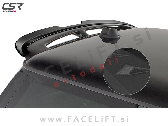 Mini John Cooper Works R56 08-13 strešni spojler črni (mat)