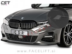 BMW 3 G20 G21 M 19- podaljšek sprednjega odbijača črni (mat)
