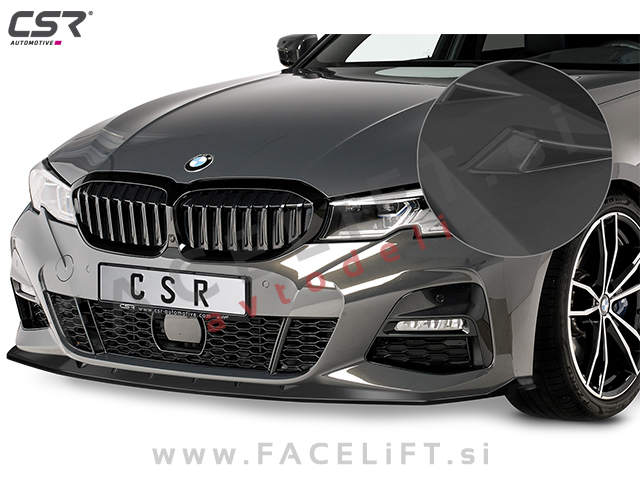 BMW 3 G20 G21 M 19- podaljšek sprednjega odbijača črni (mat)