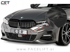 BMW 3 G20 G21 M 19- podaljšek sprednjega odbijača karbon (sijaj)