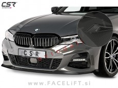 BMW 3 G20 G21 M 19- podaljšek sprednjega odbijača karbon (mat)