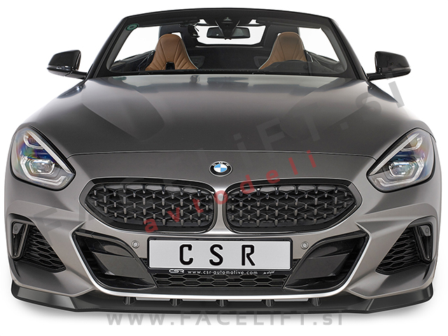 BMW Z4 G29 M 18- podaljšek sprednjega odbijača črni (mat)