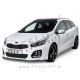 Kia Ceed GT-Line 12-18 podaljšek sprednjega odbijača črni (mat)