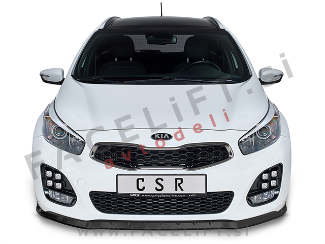 Kia Ceed GT-Line 12-18 podaljšek sprednjega odbijača črni (mat)